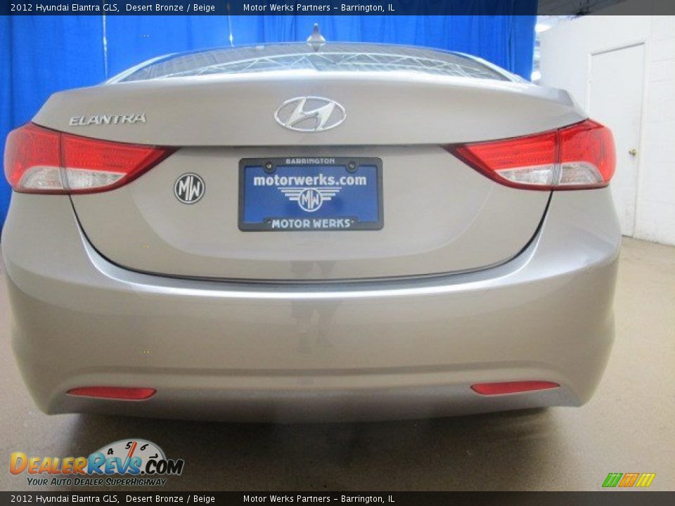 2012 Hyundai Elantra GLS Desert Bronze / Beige Photo #8