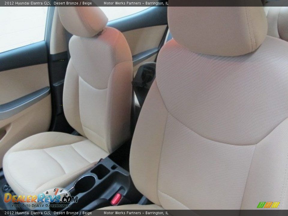 2012 Hyundai Elantra GLS Desert Bronze / Beige Photo #18
