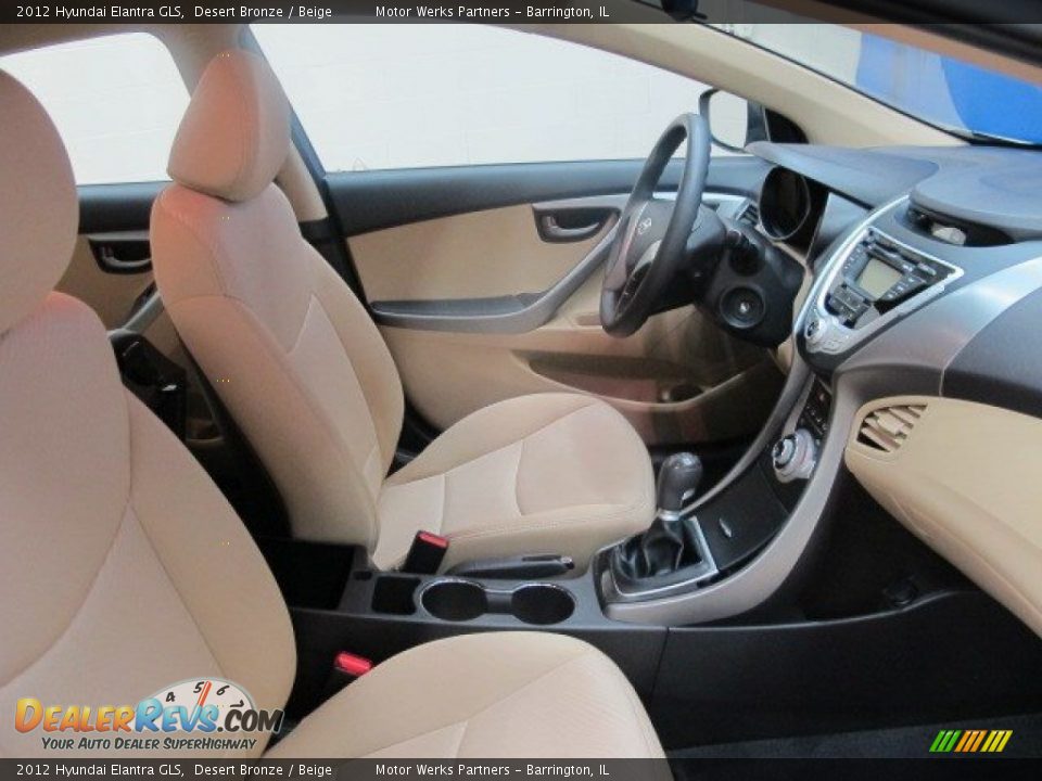 2012 Hyundai Elantra GLS Desert Bronze / Beige Photo #23