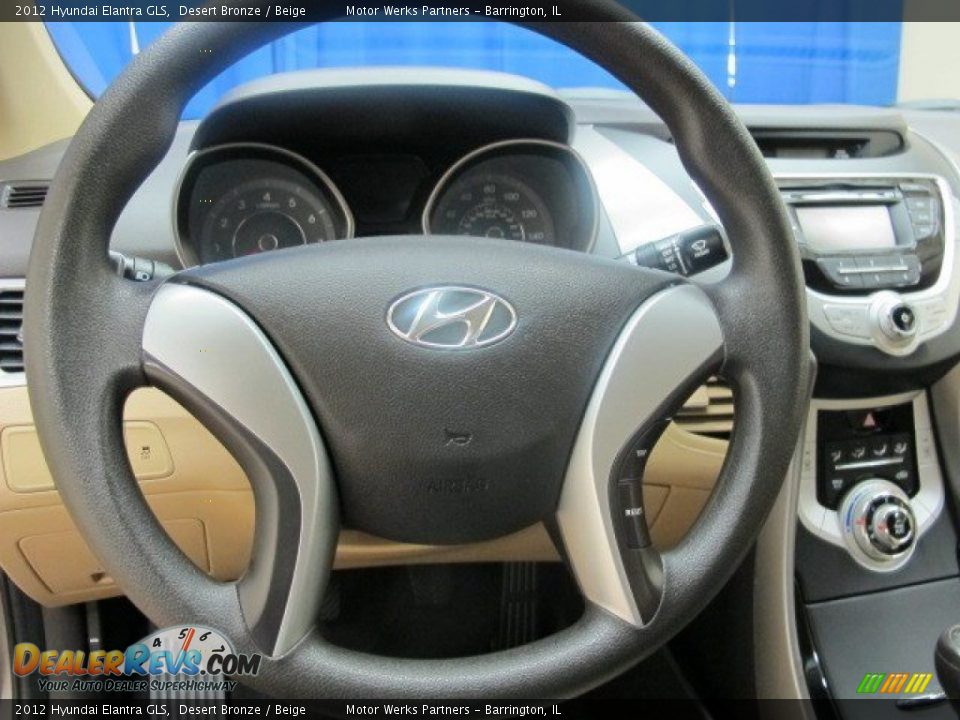 2012 Hyundai Elantra GLS Desert Bronze / Beige Photo #31
