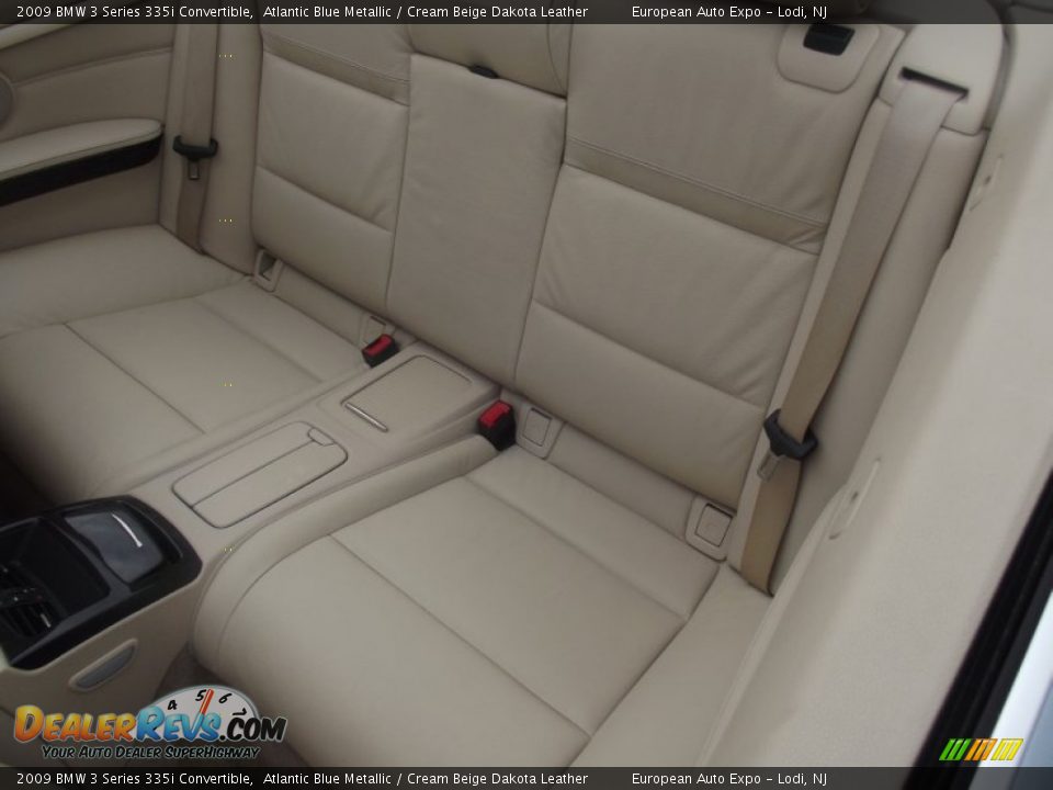 2009 BMW 3 Series 335i Convertible Atlantic Blue Metallic / Cream Beige Dakota Leather Photo #11