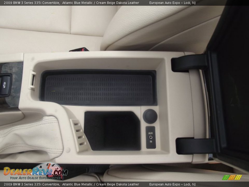 2009 BMW 3 Series 335i Convertible Atlantic Blue Metallic / Cream Beige Dakota Leather Photo #20