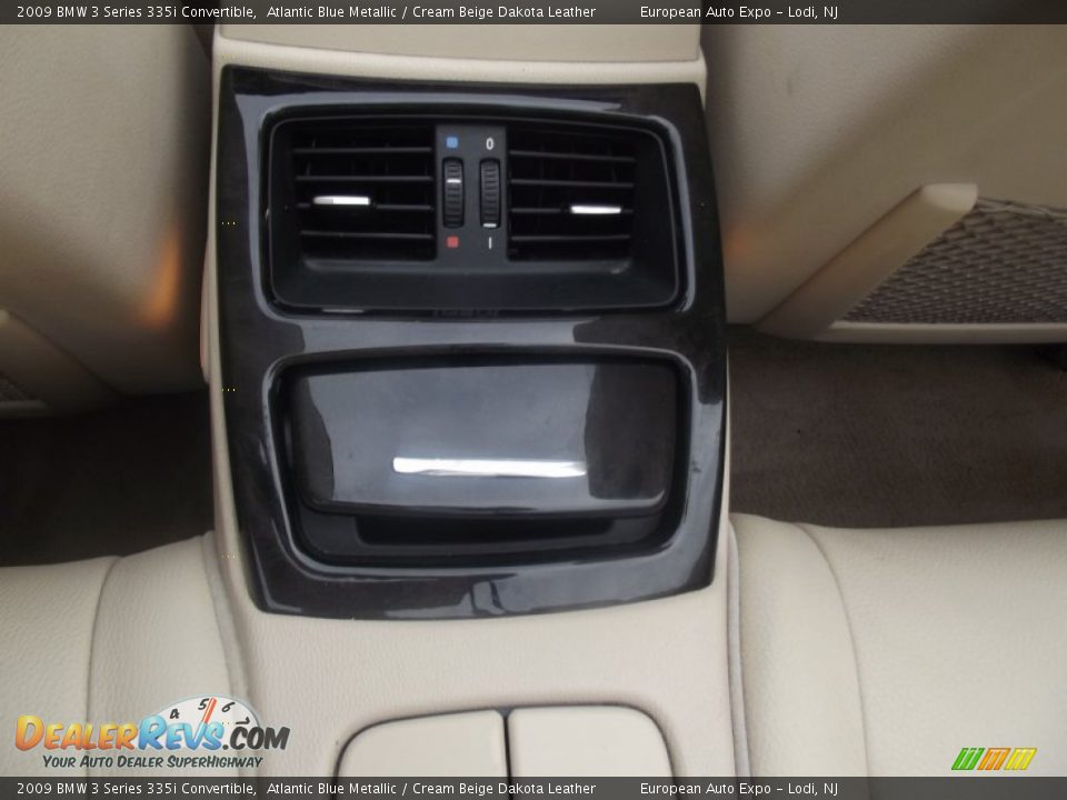 2009 BMW 3 Series 335i Convertible Atlantic Blue Metallic / Cream Beige Dakota Leather Photo #21