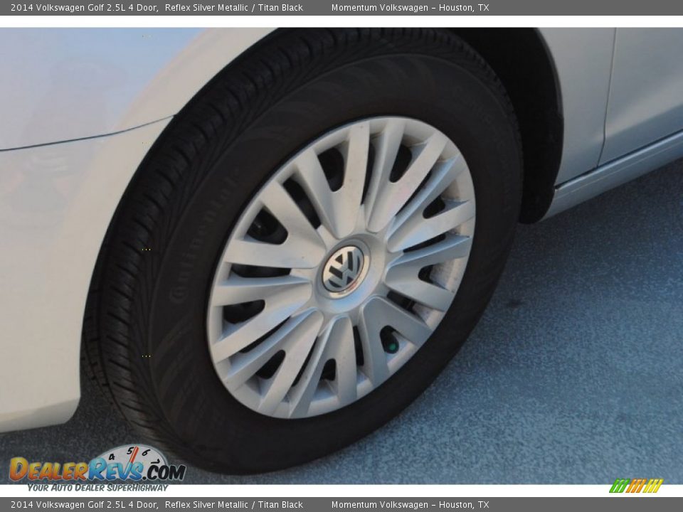 2014 Volkswagen Golf 2.5L 4 Door Reflex Silver Metallic / Titan Black Photo #7