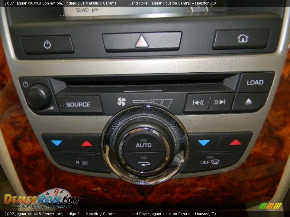 2007 Jaguar XK XK8 Convertible Indigo Blue Metallic / Caramel Photo #22