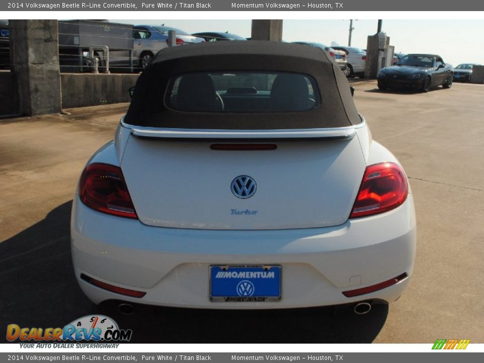 2014 Volkswagen Beetle R-Line Convertible Pure White / Titan Black Photo #3