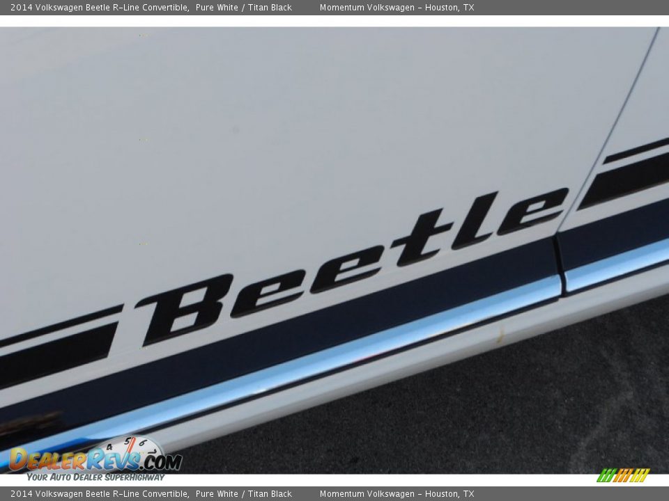 2014 Volkswagen Beetle R-Line Convertible Pure White / Titan Black Photo #8