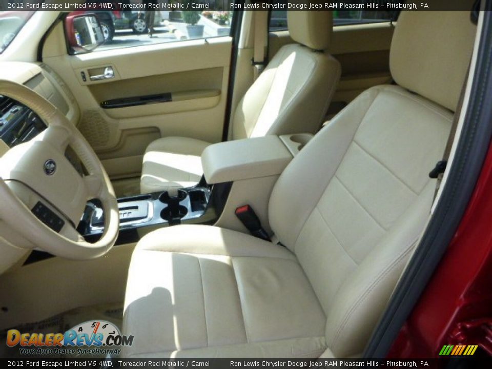 2012 Ford Escape Limited V6 4WD Toreador Red Metallic / Camel Photo #10