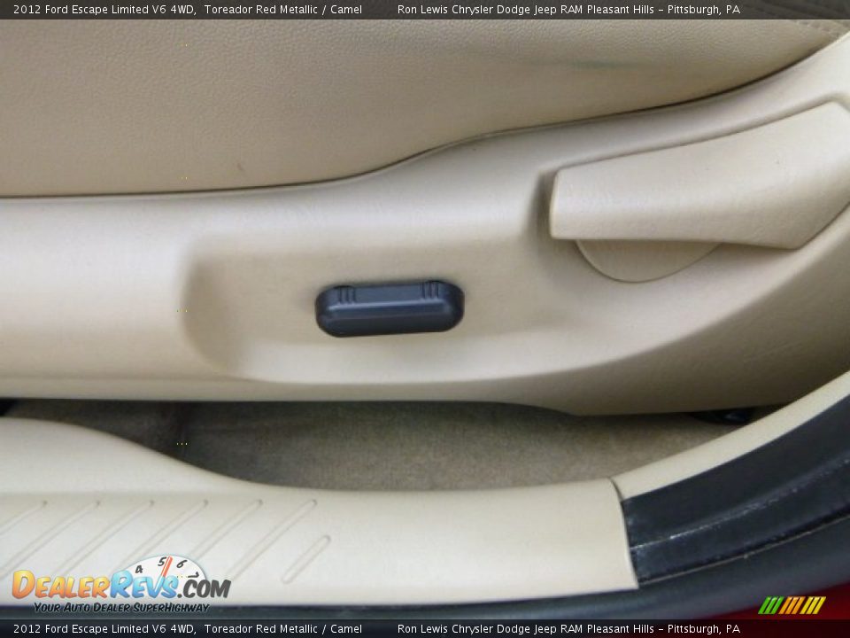 2012 Ford Escape Limited V6 4WD Toreador Red Metallic / Camel Photo #15