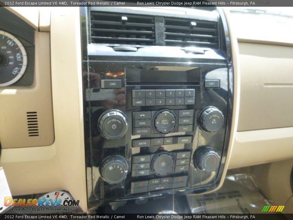 2012 Ford Escape Limited V6 4WD Toreador Red Metallic / Camel Photo #18