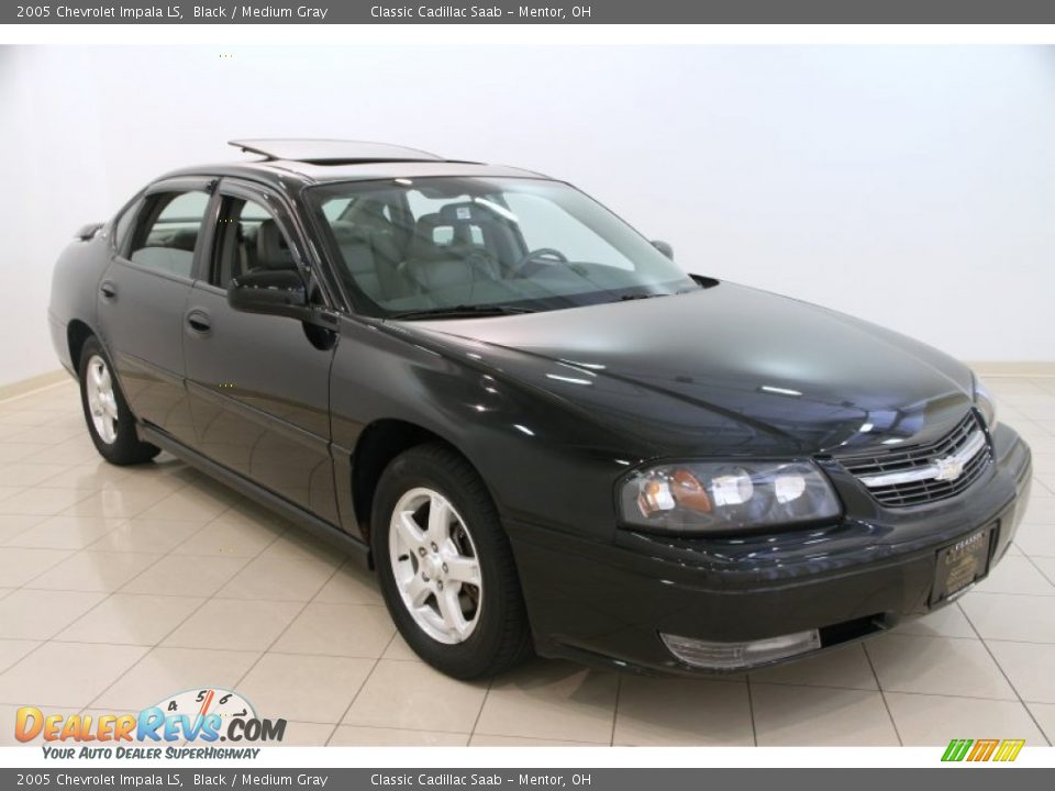 2005 Chevrolet Impala LS Black / Medium Gray Photo #1