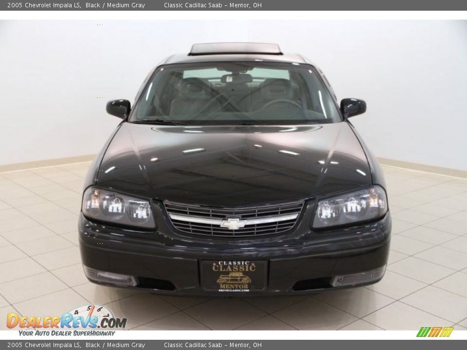 2005 Chevrolet Impala LS Black / Medium Gray Photo #2