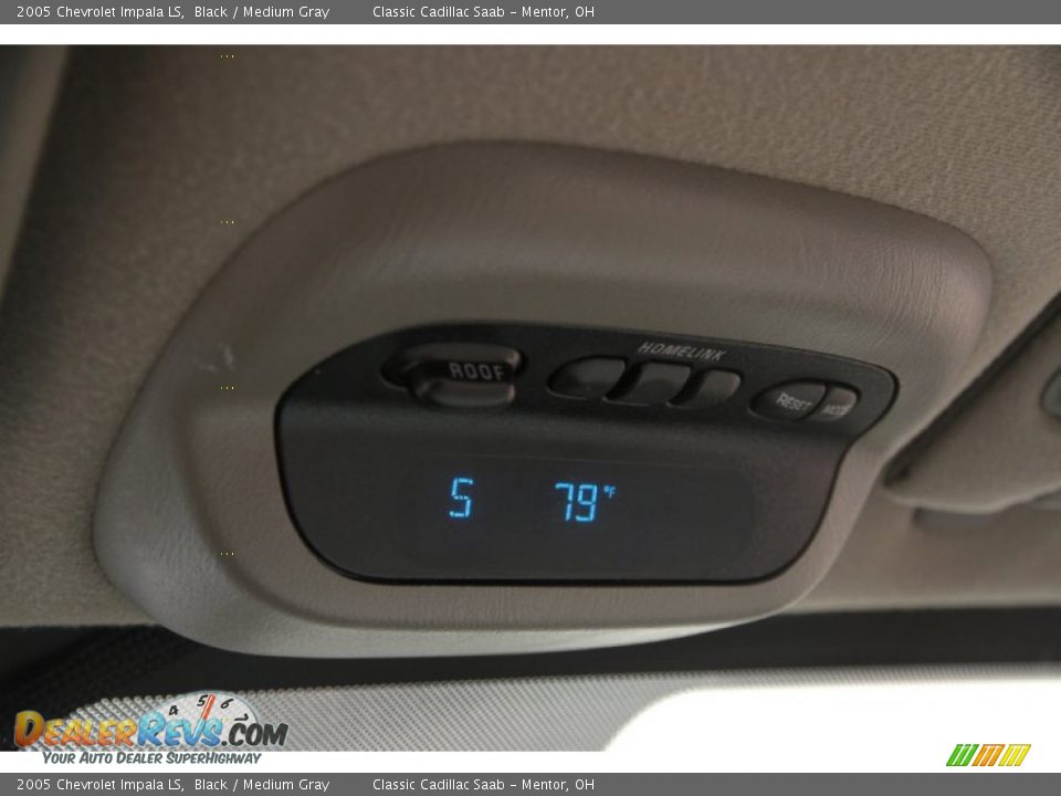 2005 Chevrolet Impala LS Black / Medium Gray Photo #8