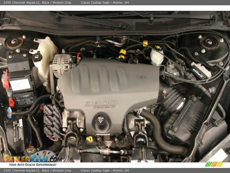 2005 Chevrolet Impala LS Black / Medium Gray Photo #16