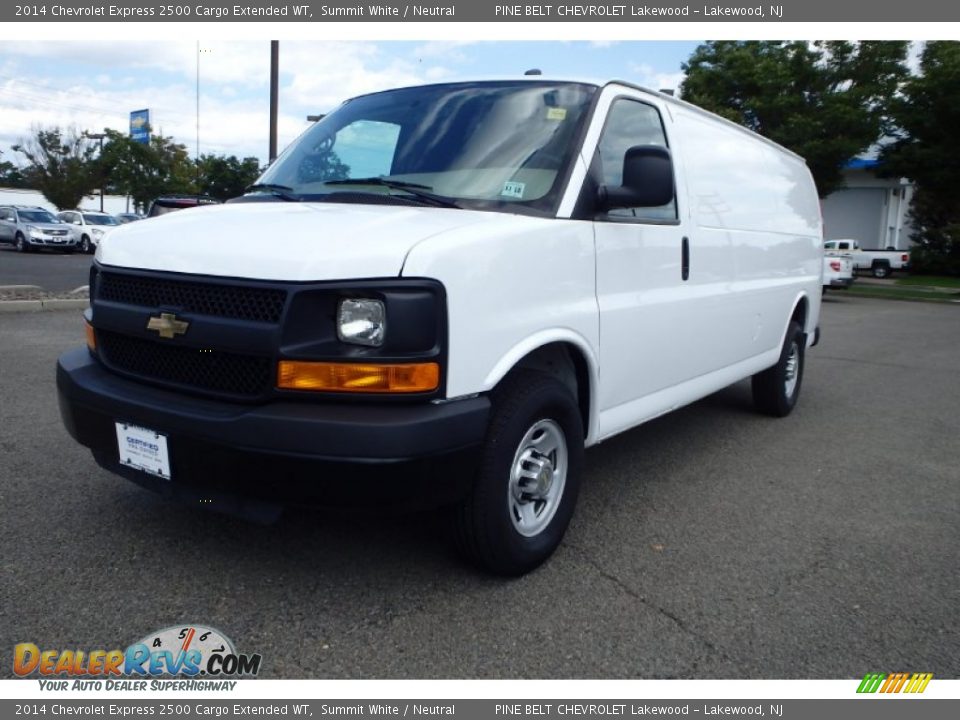 2014 Chevrolet Express 2500 Cargo Extended WT Summit White / Neutral Photo #1