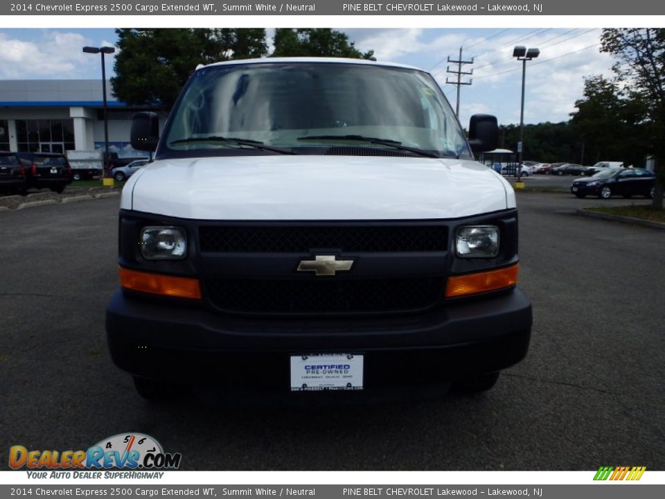 2014 Chevrolet Express 2500 Cargo Extended WT Summit White / Neutral Photo #2