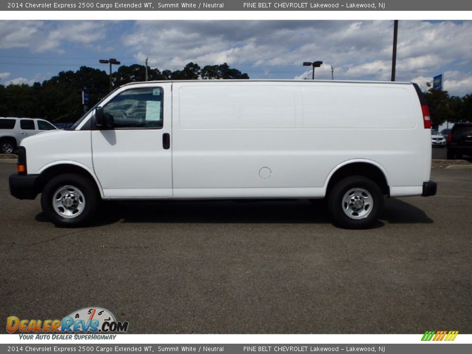 2014 Chevrolet Express 2500 Cargo Extended WT Summit White / Neutral Photo #8