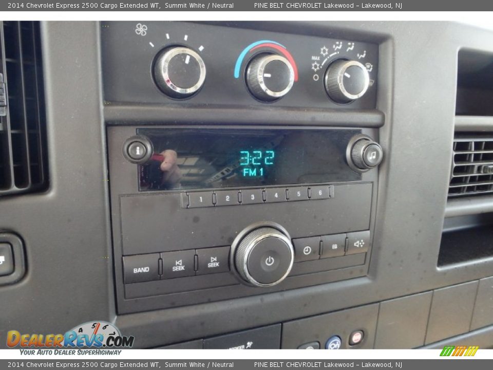 2014 Chevrolet Express 2500 Cargo Extended WT Summit White / Neutral Photo #15