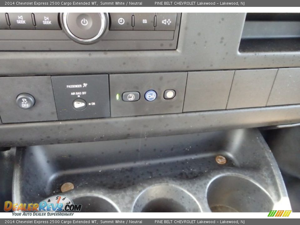 2014 Chevrolet Express 2500 Cargo Extended WT Summit White / Neutral Photo #16