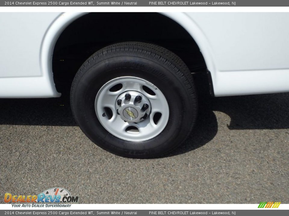 2014 Chevrolet Express 2500 Cargo Extended WT Summit White / Neutral Photo #17
