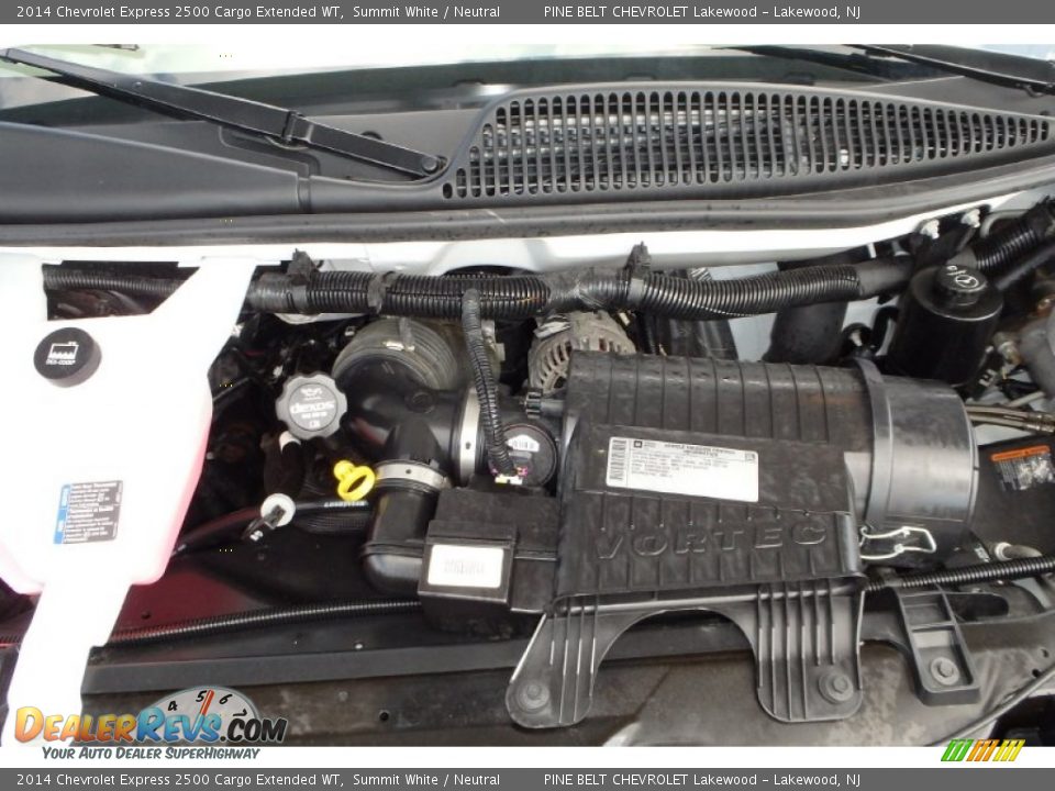 2014 Chevrolet Express 2500 Cargo Extended WT Summit White / Neutral Photo #18