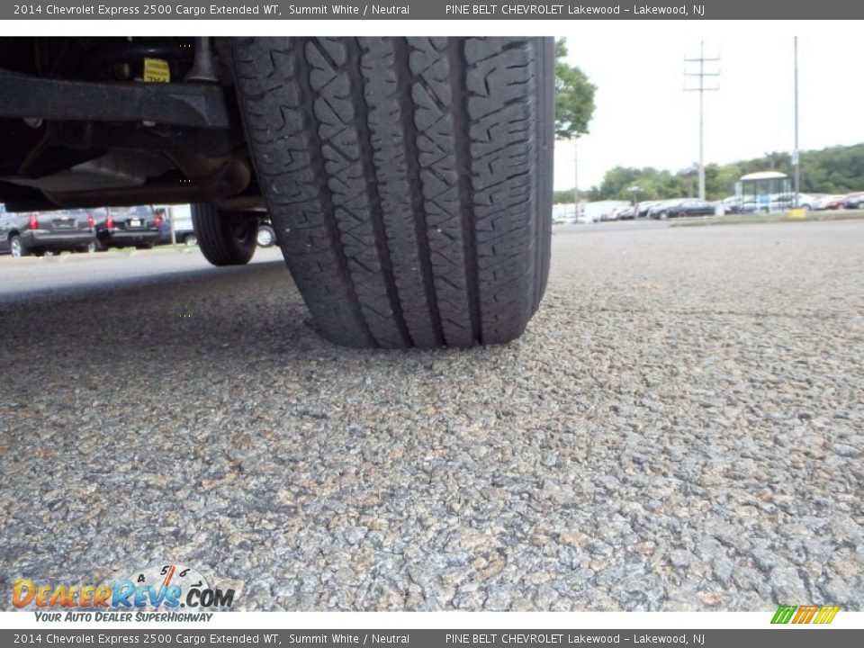 2014 Chevrolet Express 2500 Cargo Extended WT Summit White / Neutral Photo #19