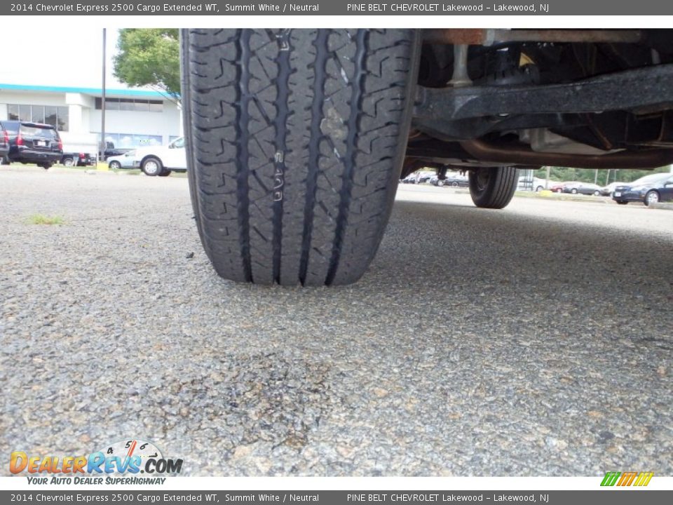 2014 Chevrolet Express 2500 Cargo Extended WT Summit White / Neutral Photo #20