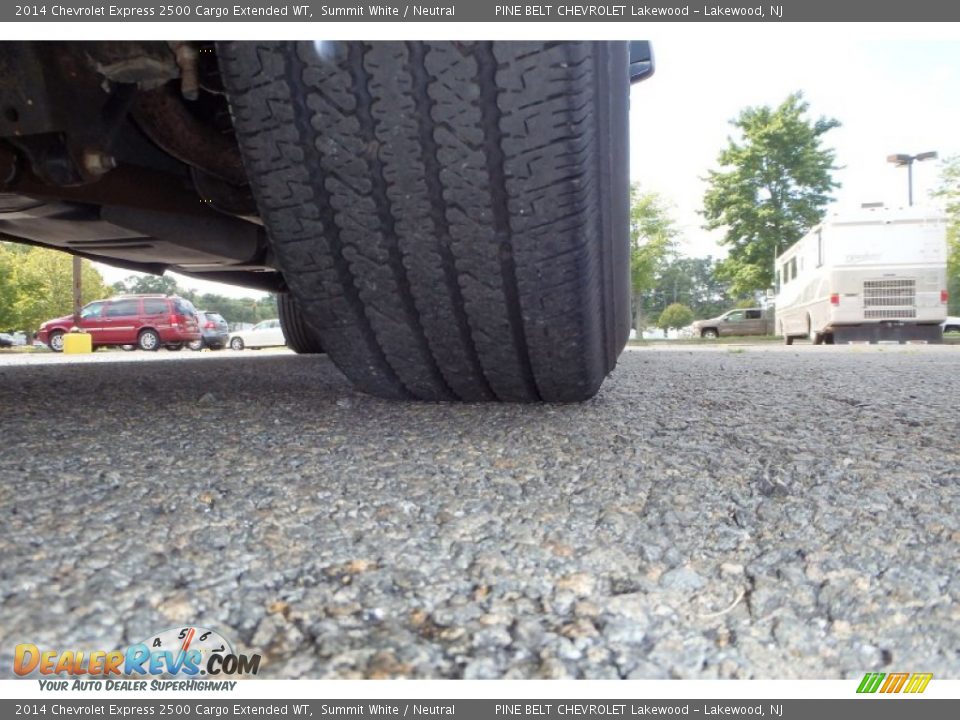2014 Chevrolet Express 2500 Cargo Extended WT Summit White / Neutral Photo #21