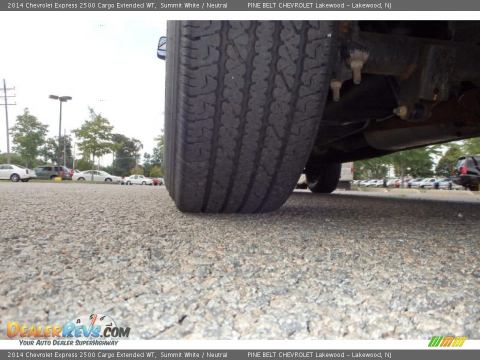 2014 Chevrolet Express 2500 Cargo Extended WT Summit White / Neutral Photo #22