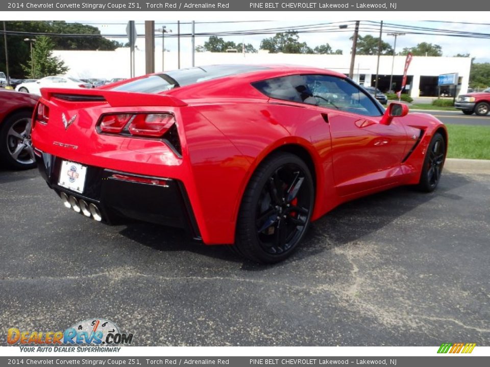 2014 Chevrolet Corvette Stingray Coupe Z51 Torch Red / Adrenaline Red Photo #2