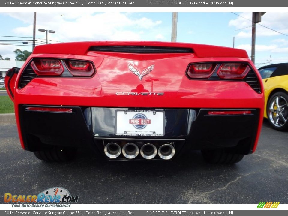2014 Chevrolet Corvette Stingray Coupe Z51 Torch Red / Adrenaline Red Photo #8