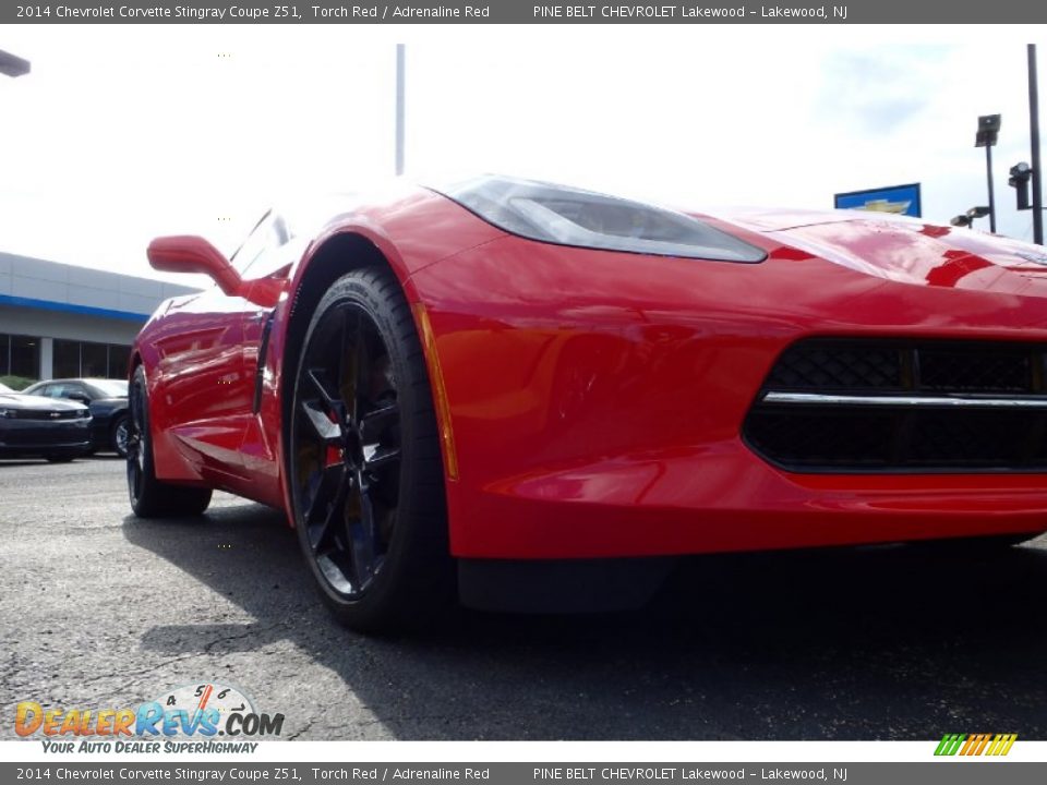 2014 Chevrolet Corvette Stingray Coupe Z51 Torch Red / Adrenaline Red Photo #11