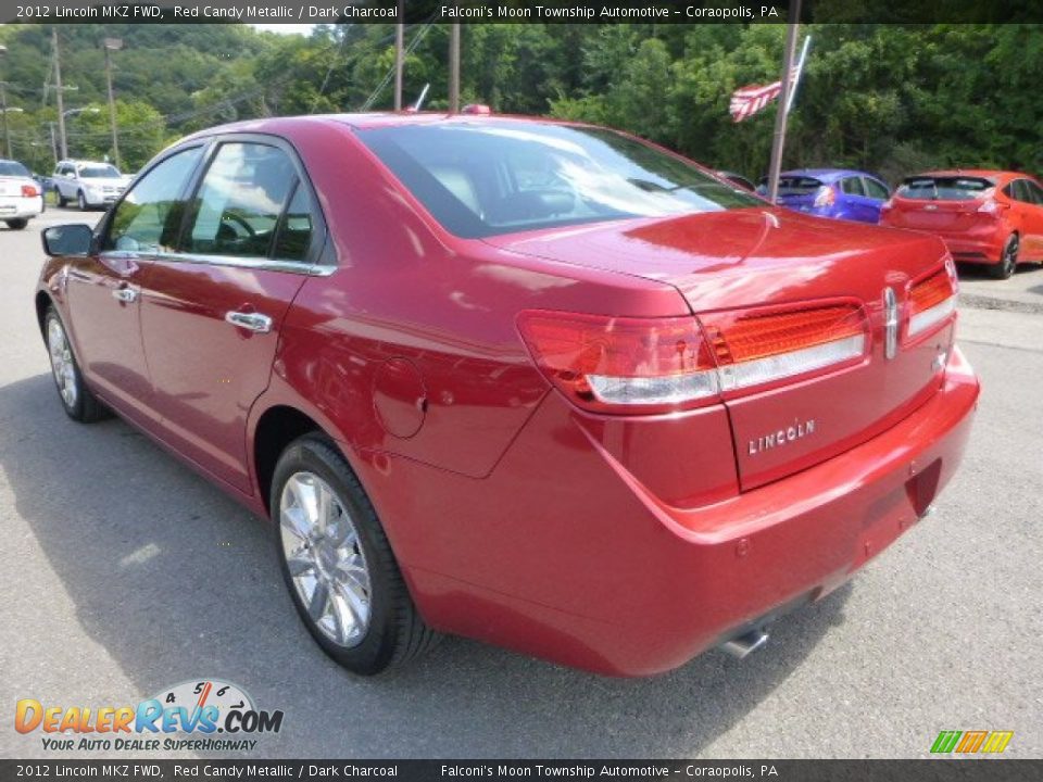 2012 Lincoln MKZ FWD Red Candy Metallic / Dark Charcoal Photo #4