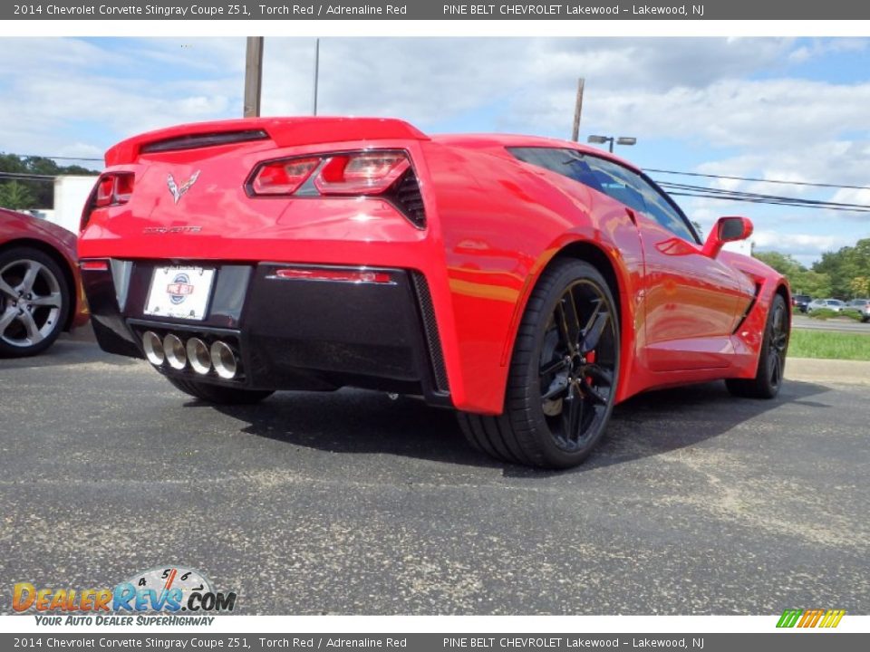 2014 Chevrolet Corvette Stingray Coupe Z51 Torch Red / Adrenaline Red Photo #12