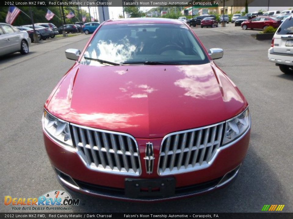 2012 Lincoln MKZ FWD Red Candy Metallic / Dark Charcoal Photo #7