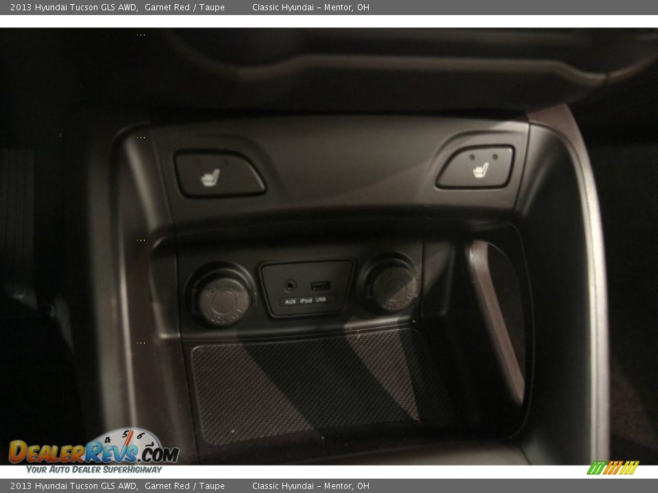 2013 Hyundai Tucson GLS AWD Garnet Red / Taupe Photo #10