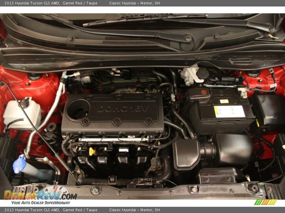 2013 Hyundai Tucson GLS AWD 2.4 Liter DOHC 16-Valve CVVT 4 Cylinder Engine Photo #15