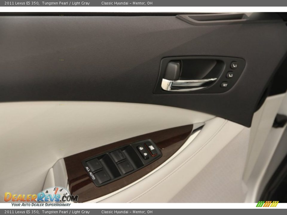 2011 Lexus ES 350 Tungsten Pearl / Light Gray Photo #5