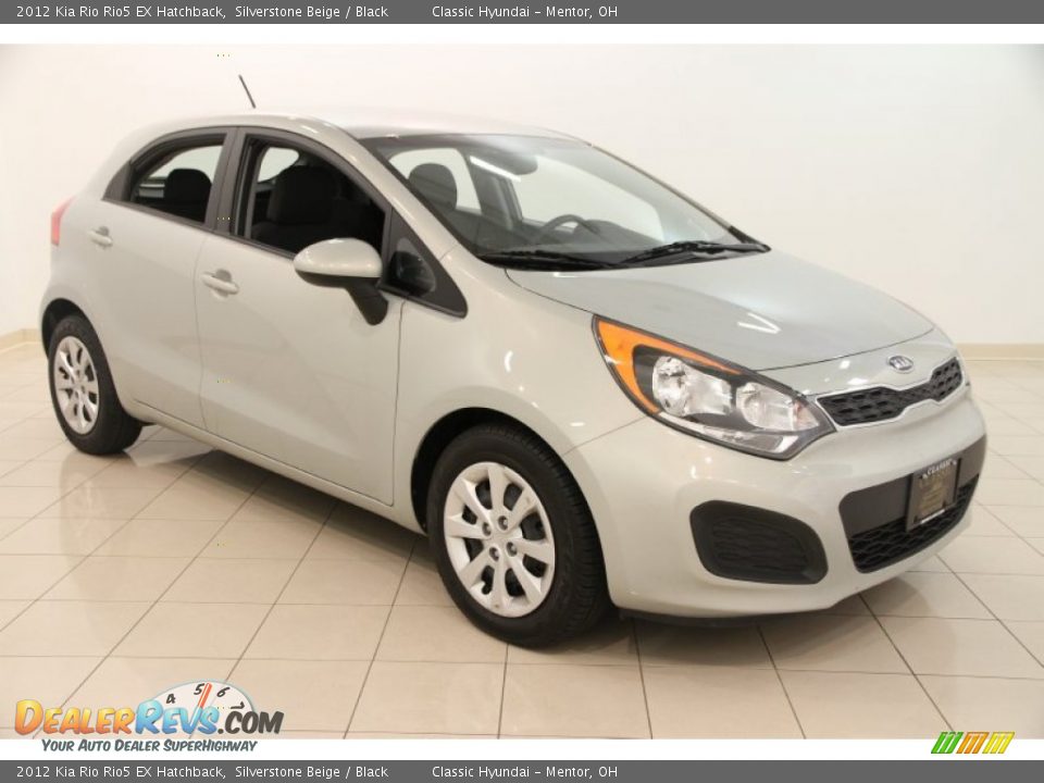 2012 Kia Rio Rio5 EX Hatchback Silverstone Beige / Black Photo #1