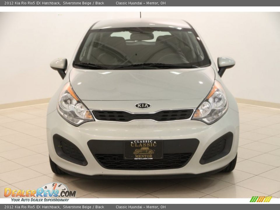2012 Kia Rio Rio5 EX Hatchback Silverstone Beige / Black Photo #2