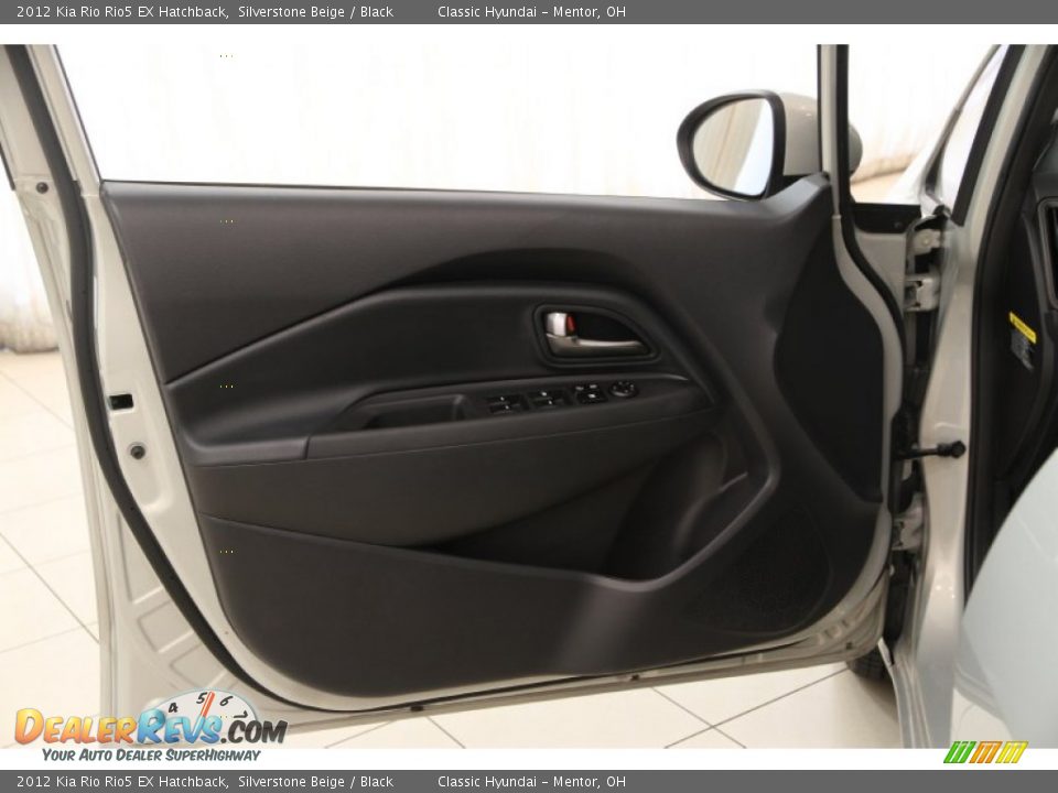 2012 Kia Rio Rio5 EX Hatchback Silverstone Beige / Black Photo #4