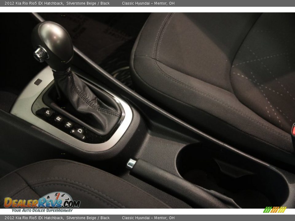 2012 Kia Rio Rio5 EX Hatchback Silverstone Beige / Black Photo #8