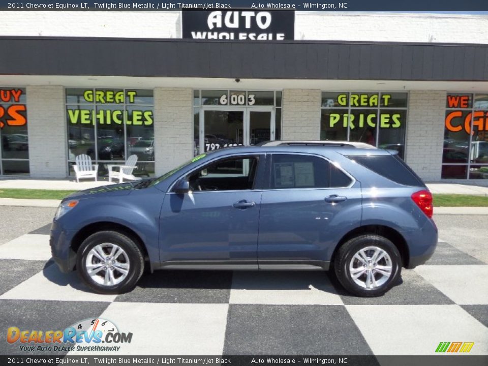 2011 Chevrolet Equinox LT Twilight Blue Metallic / Light Titanium/Jet Black Photo #1
