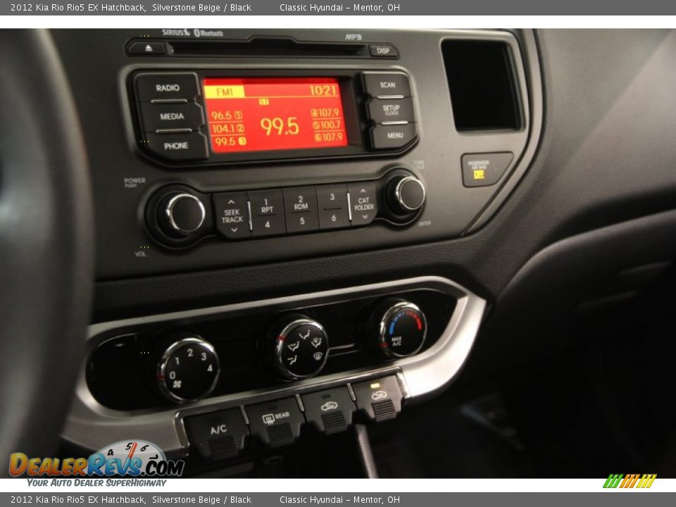 2012 Kia Rio Rio5 EX Hatchback Silverstone Beige / Black Photo #9