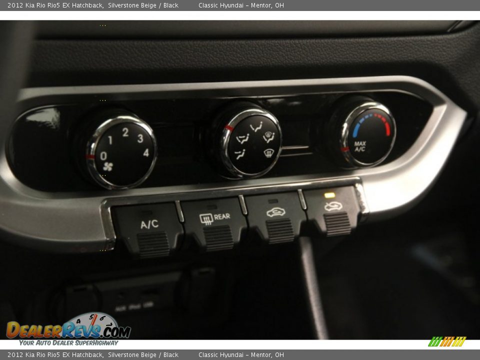 2012 Kia Rio Rio5 EX Hatchback Silverstone Beige / Black Photo #10