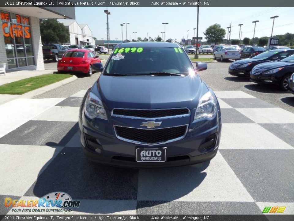 2011 Chevrolet Equinox LT Twilight Blue Metallic / Light Titanium/Jet Black Photo #2