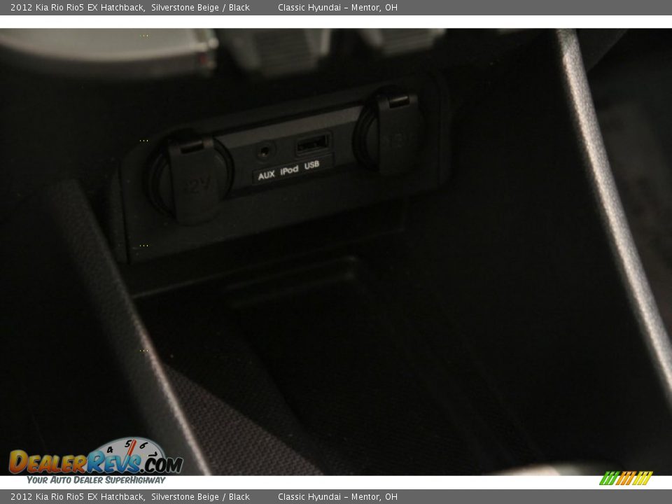 2012 Kia Rio Rio5 EX Hatchback Silverstone Beige / Black Photo #11