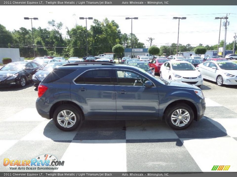 2011 Chevrolet Equinox LT Twilight Blue Metallic / Light Titanium/Jet Black Photo #3