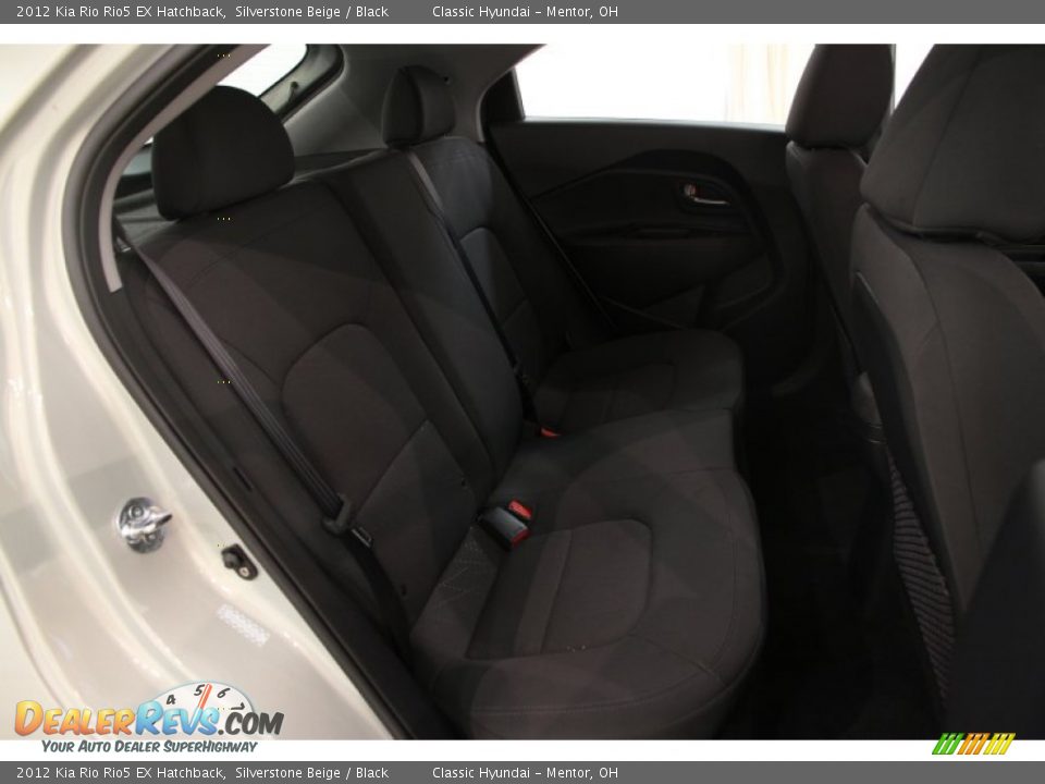 2012 Kia Rio Rio5 EX Hatchback Silverstone Beige / Black Photo #13