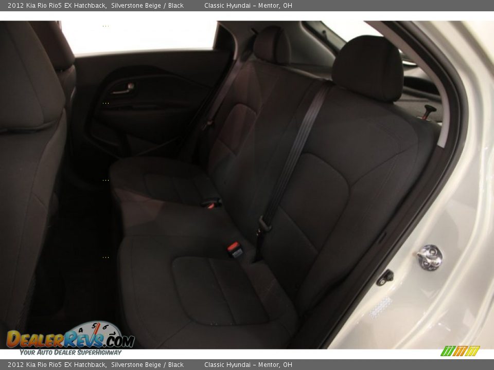 2012 Kia Rio Rio5 EX Hatchback Silverstone Beige / Black Photo #14